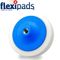 White Compounding Sponge 5/8unc Blue Backing